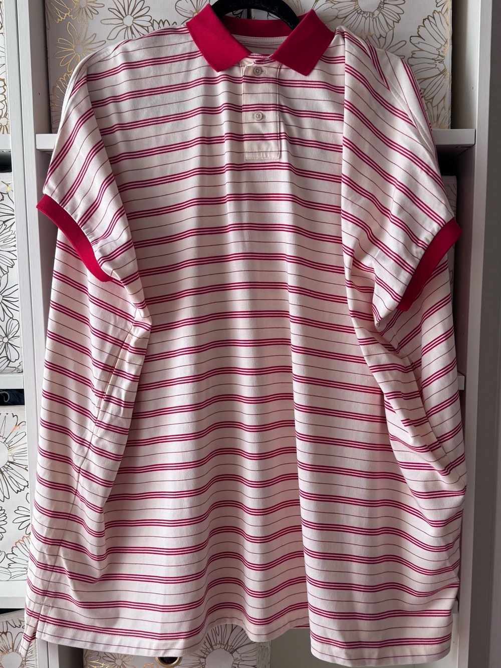 Denimist Montauk, NY Oversized Striped Polo Shirt Dress - XXS